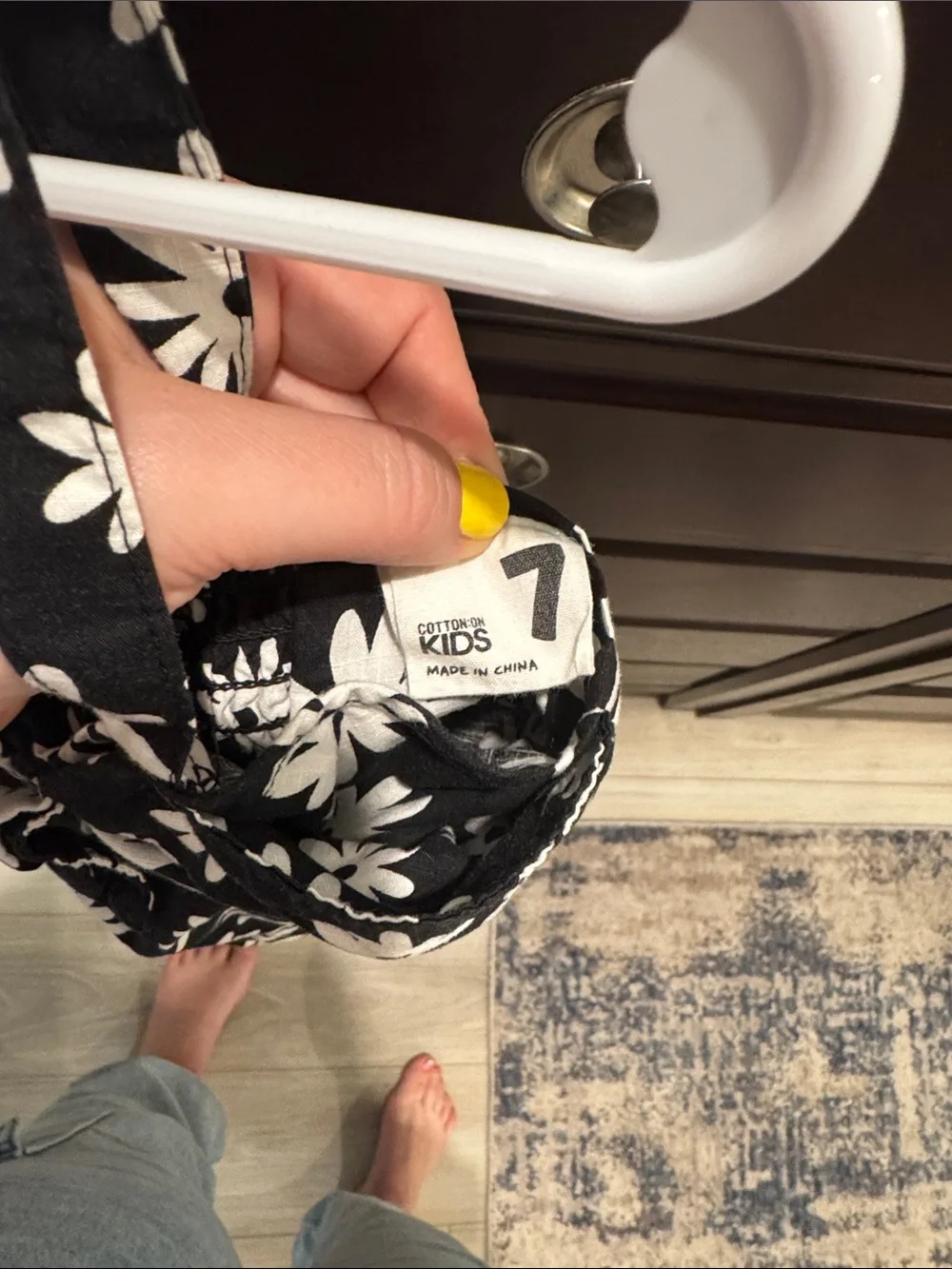 Cotton On Black & White Daisy Romper